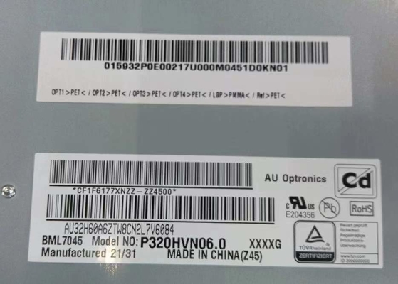 kaufen AUO 32INCH Digital Signage LCD Panel 51P 400CCD / M2 Computermonitor P320HVN06.0 1920*1080Pixel 69PPI online manufacture