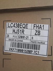 kaufen LC430EQE FHA1 führte Fernsehanzeigefeld, 3840 * 2160 geführte Pixel zeigen Fernsehschirme an online manufacture