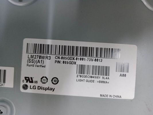 kaufen 27in 163PPI 3480x2160 Industrial LCD Panel LM270WR3-SSA1 350cd/M2 online manufacture