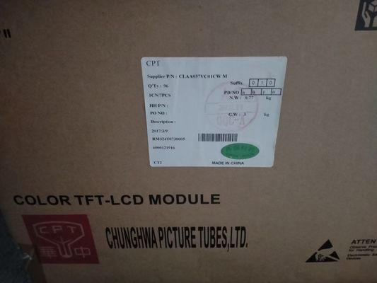 kaufen 5.7 Zoll Industrial Lcd Display 40 Pin 139PPI CLAA057VC01CW NTSC CPT online manufacture