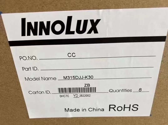 Innolux 31,5 Zoll Desktop Monitor M315DJJ-K30 Laptop LCD Bildschirm 3840x2160 Pixel 139PPI 51PIN 12V Spannungszufuhr