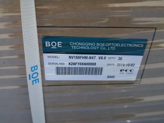 Ein guter Preis. BOE NV156FHM-N47 15,6 Zoll 1920x1080 Auflösung 250 cd/m2 Helligkeit PC-LCD-Modul TFT-LCD-Display Online